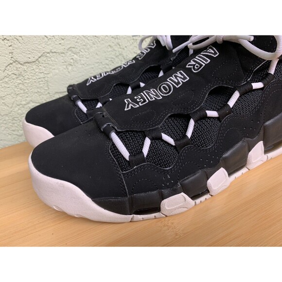 NIKE AIR MORE MONEY AJ2998-001 BLACK/WHITE-BLACK Sz‎ 11 main image 10